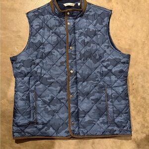 Peter Miller Essex Blue Camo Quilted Vest